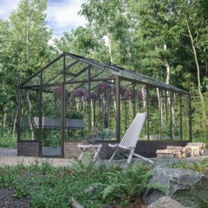 Gewächshaus für die Wandbasis | Aluminium - Gewächshaus für die Wandbasis