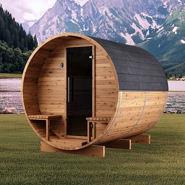 Fasssauna aus Thermoholz | Fasssauna aus Thermoholz LC 260