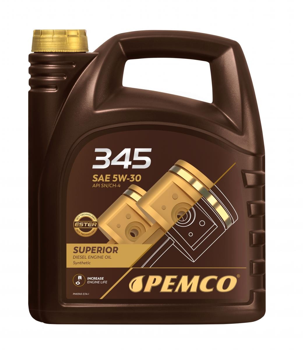 PEMCO Motoröl 5W-30, Inhalt: 5l, Synthetiköl PM0345-5