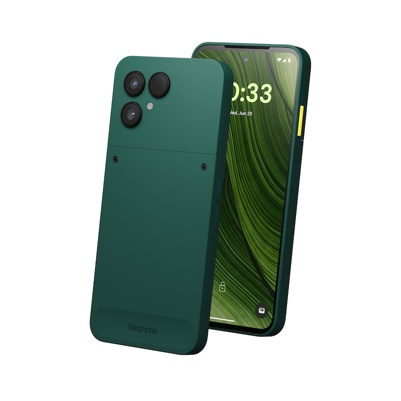 Das Fairphone (Gen. 6) Dual-SIM 8GB/256GB grün Android 15 Smartphone