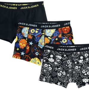 Jack & Jones JACSUGAR SKULL TRUNKS 3 PACK Boxershort schwarz