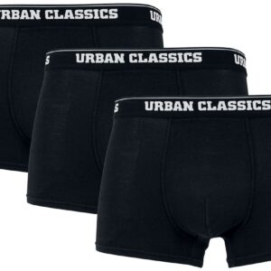 Urban Classics Organic Boxer Shorts 3-Pack Boxershort schwarz