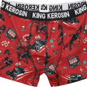King Kerosin Rockabilly Devil Boxershort Boxershort rot