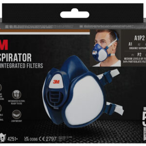 3M Atemschutz-Halbmaske 4251+, Schutzstufe: A1P2