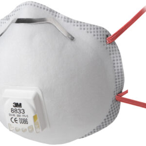 3M Atemschutzmaske 8833 - Klassik, Schutzstufe: FFP3