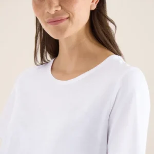 Basic T-Shirt mit Rundhals in Unifarbe