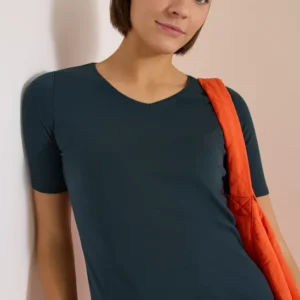 Basic T-Shirt aus Baumwolle