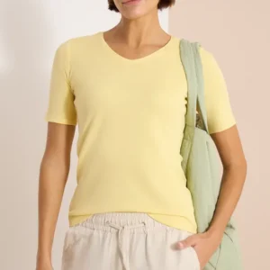 Basic T-Shirt aus Baumwolle