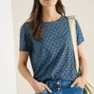 Basic T-Shirt mit Minimal Print