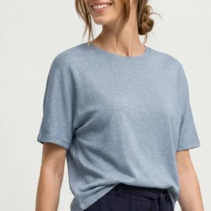 Dropped Shoulder Shirt mit Glitzerdetails