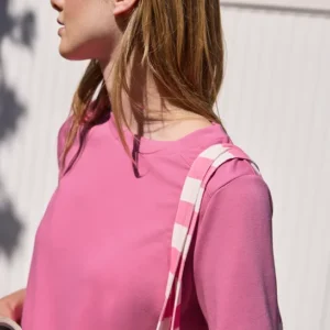 Basic T-Shirt mit Kurzarm und Rundhals