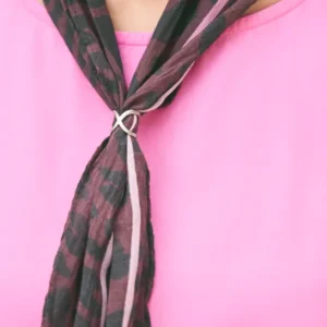 Bandana in Diamantform mit Ring