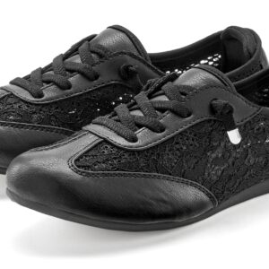 LASCANA Sneaker "Freizeitschuh, Halbschuh, Slip-On-Sneaker," mit modischen Spitzendetails & herausnehmbarer Innensohle VEGAN