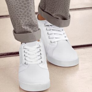 LASCANA Sneaker aus Textil, Schnürhalbschuh, Freizeitschuh, Turnschuh