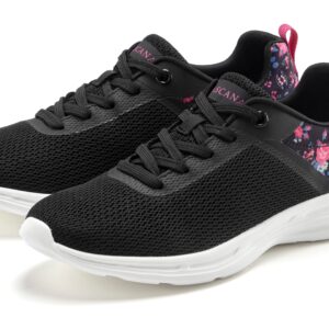 LASCANA Sneaker "Freizeitschuh, Halbschuh," mit Blumen-Print VEGAN