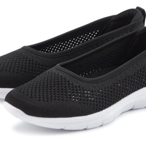 LASCANA Sneaker Ballerinas "Halbschuh, Slip-On-Sneaker," zum Reinschlüpfen VEGAN