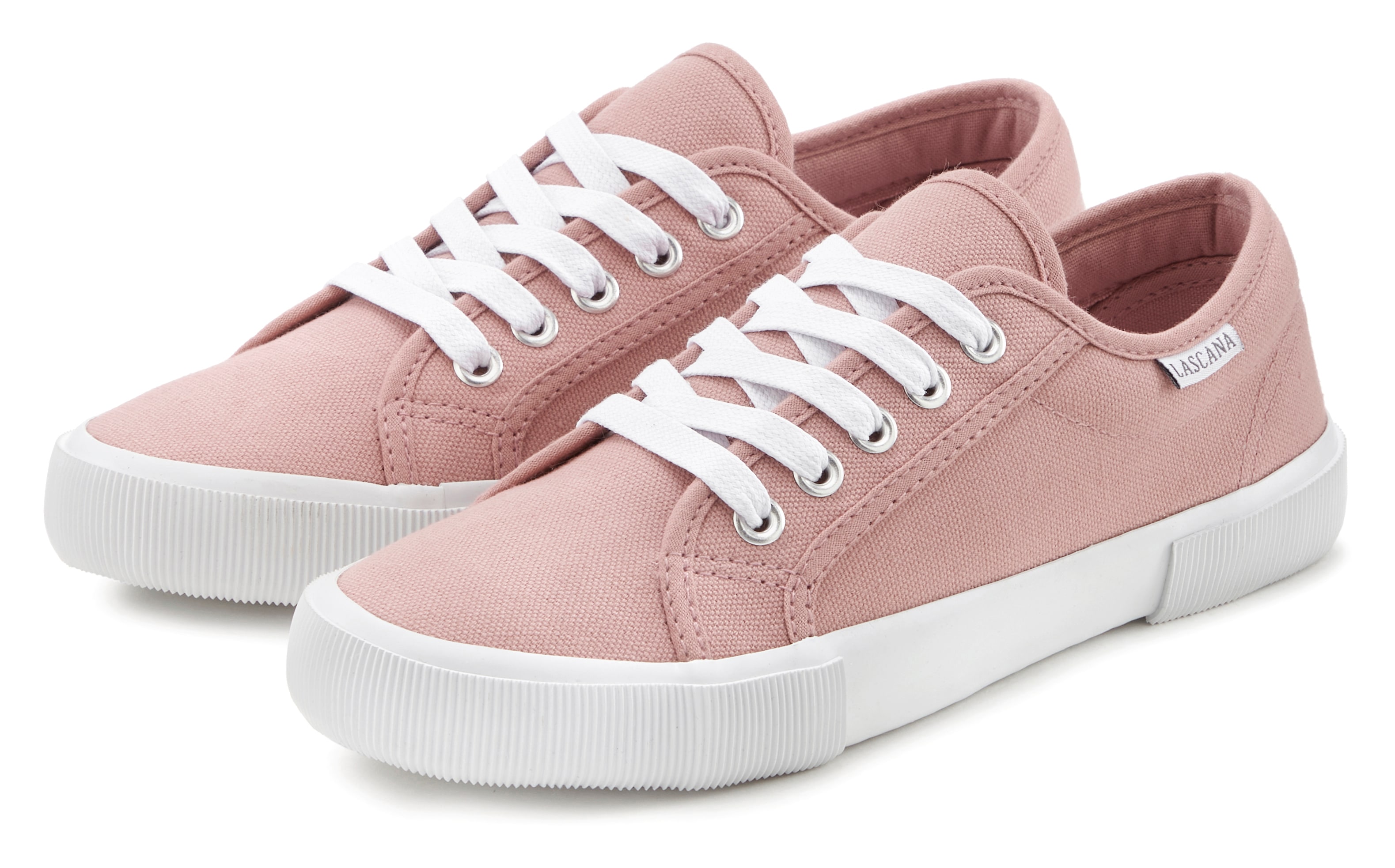 LASCANA Sneaker aus Textil, Schnürhalbschuh, Freizeitschuh, Turnschuh