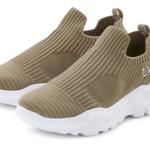 LASCANA Sneaker "Slip-On-Sneaker," Halbschuh, Slipper, Freizeitschuh zum Reinschlüpfen VEGAN