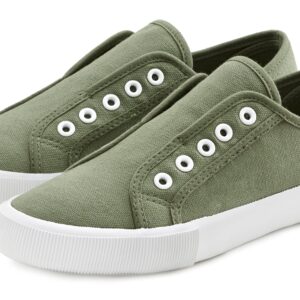 LASCANA Sneaker "Slip-On-Sneaker," Slipper, Halbschuh bequem zum Reinschlüpfen VEGAN
