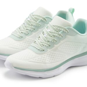 LASCANA Sneaker "Halbschuh, Freizeitschuh, Turnschuhe," NEU mit modischen Farbdetails VEGAN