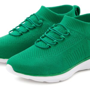 LASCANA Sneaker "Slipper, Halbschuh, Turnschuhe, Slip-On-Sneaker, bequem," zum Reinschlüpfen mit elastischen Schnürbändern ultraleicht VEGAN