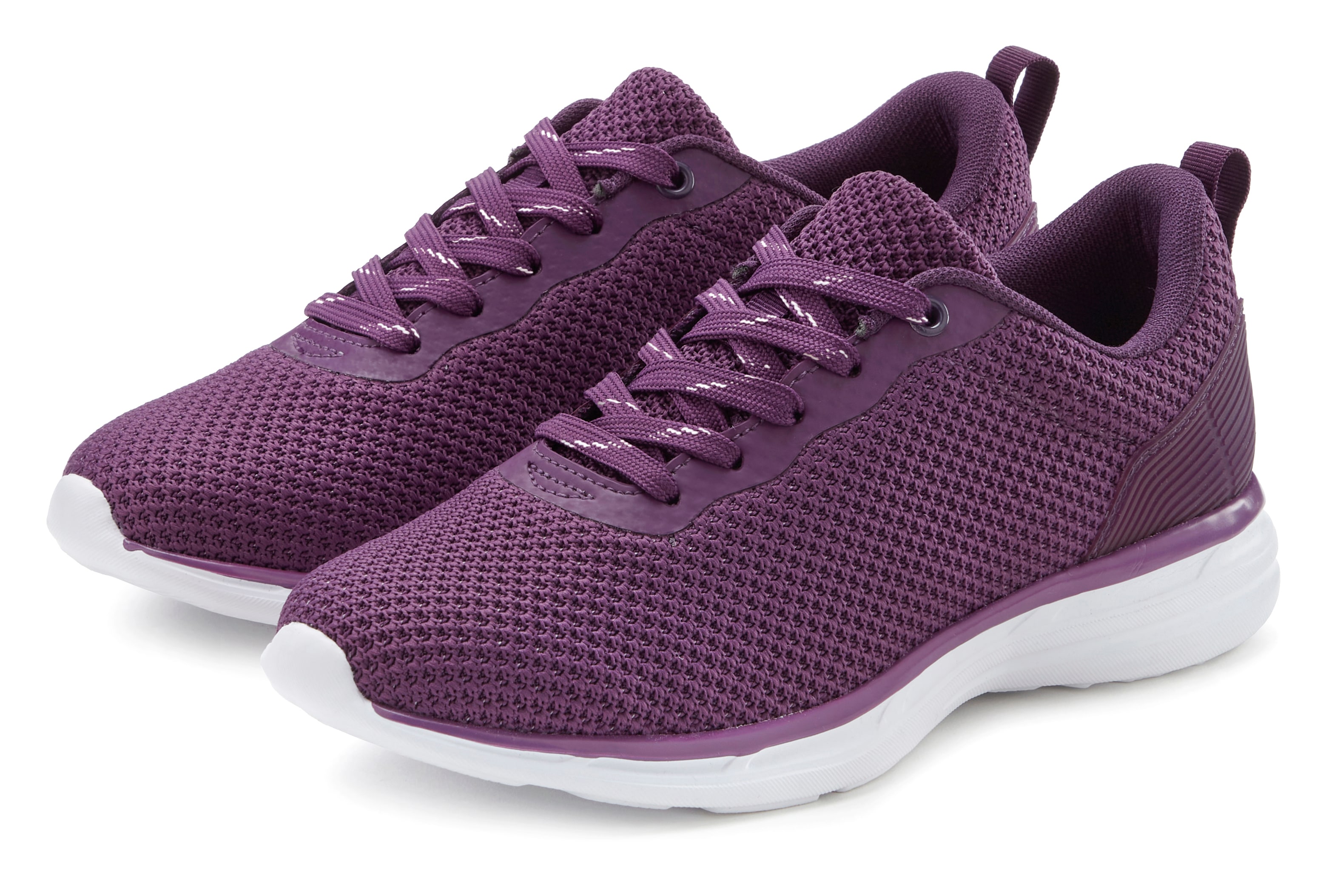 LASCANA Sneaker "Turnschuhe," Schnürhalbschuh, Halbschuh, Freizeitschuh ultraleicht VEGAN