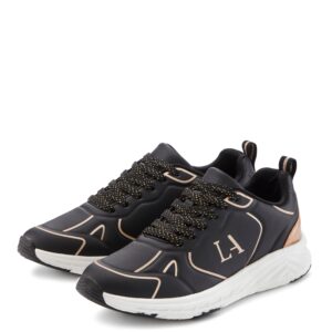 LASCANA Sneaker "Freizeitschuh, Schnürschuh, Turnschuhe," mit Farbakzenten VEGAN