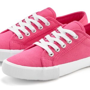 LASCANA Sneaker aus Textil, Schnürhalbschuh, Freizeitschuh, Turnschuh