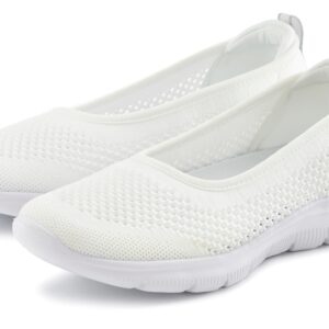 LASCANA Sneaker Ballerinas "Halbschuh, Slip-On-Sneaker," zum Reinschlüpfen VEGAN