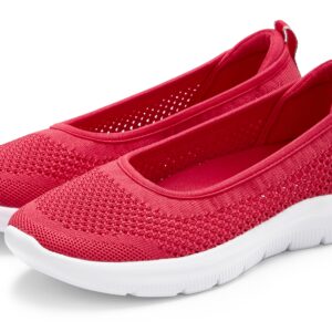 LASCANA Sneaker Ballerinas "Halbschuh, Slip-On-Sneaker," zum Reinschlüpfen VEGAN