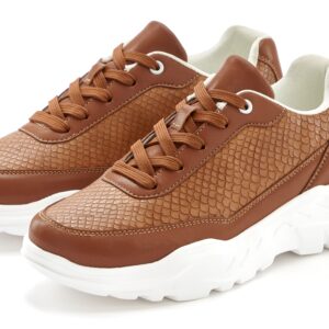 LASCANA Sneaker Halbschuh, Sportschuh, leichte Chunky Sohle VEGAN