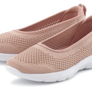 LASCANA Sneaker Ballerinas "Halbschuh, Slip-On-Sneaker," zum Reinschlüpfen VEGAN