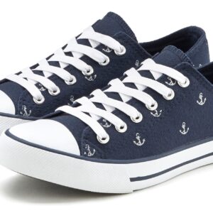 LASCANA Sneaker mit Ankerprint, Schnürhalbschuh, Freizeitschuh