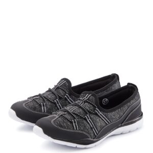 LASCANA Sneaker "Halbschuh, Freizeitschuh, Slipper, Slip-On-Sneaker," zum Reinschlüpfen mit elastischen Schnürbändern VEGAN