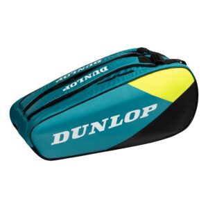 Dunlop SX Club Tennistasche 10er-Schwarz,Türkis