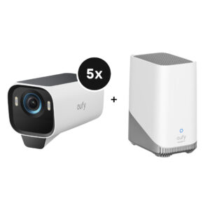 eufyCam S3 Pro Starter-Set 5+1 - 5er-Kameraset mit HomeBase 3