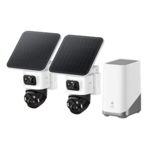 eufyCam S4 Starter-Set 2+1 - 2er-Kameraset mit HomeBase 3 - Weiß