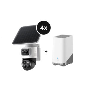 eufyCam S4 Starter-Set 4+1 - 4er-Kameraset mit HomeBase 3