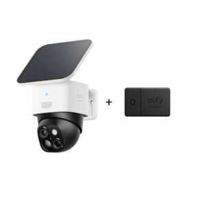 eufy Set - mit SoloCam S340 - Dual Kamera Schwenk & Neige Outdoor Kamera + Smart Tracker Card
