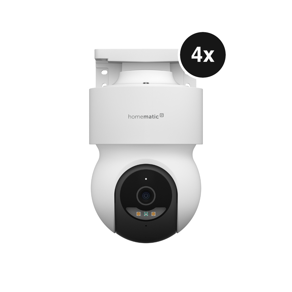 Homematic IP Außenkamera - 5MP, WLAN mit Schwenk-/Neigefunktion - 4er-Set