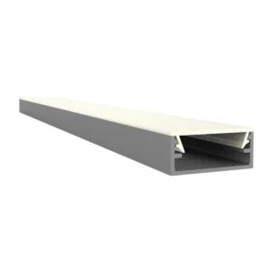 Ultraflaches LED Alu Aufbauprofil 2m EXO-N1_16 (16 mm) –| Schmales Aluminiumprofil für LED-Strips