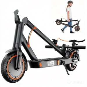 TODIMART E Scooter mit Straßenzulassung T-Serie, 30 km Reichweite, 350W Motor, 8,5 Zoll Wabenreifen, Duales Bremssystem E Roller für Erwachsene