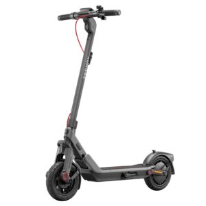 Segway-Ninebot E3 D E-Scooter für Pendler mit Straßenzulassung, 45km Reichweite (37km bei 20km/h), 800W Motor, faltbar & leicht (17,5kg), Federung vorne & hinten, 10-Zoll Reifen, IPX5