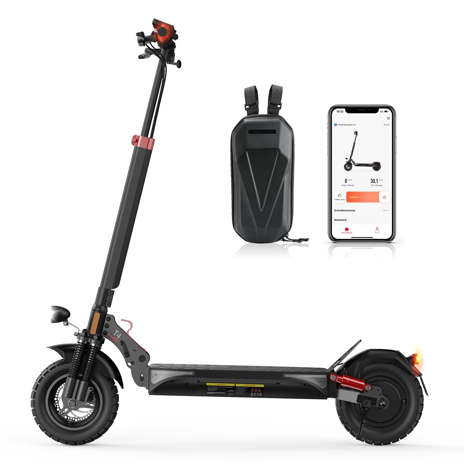 E Scooter mit Straßenzulassung,8,5丨10 Zoll Elektroroller mit 7,5丨12,5AH Batterie Max 70丨30KM Reichweite,Duales Bremssystem E Roller für Erwachsene Pendeln und Geländefahrten