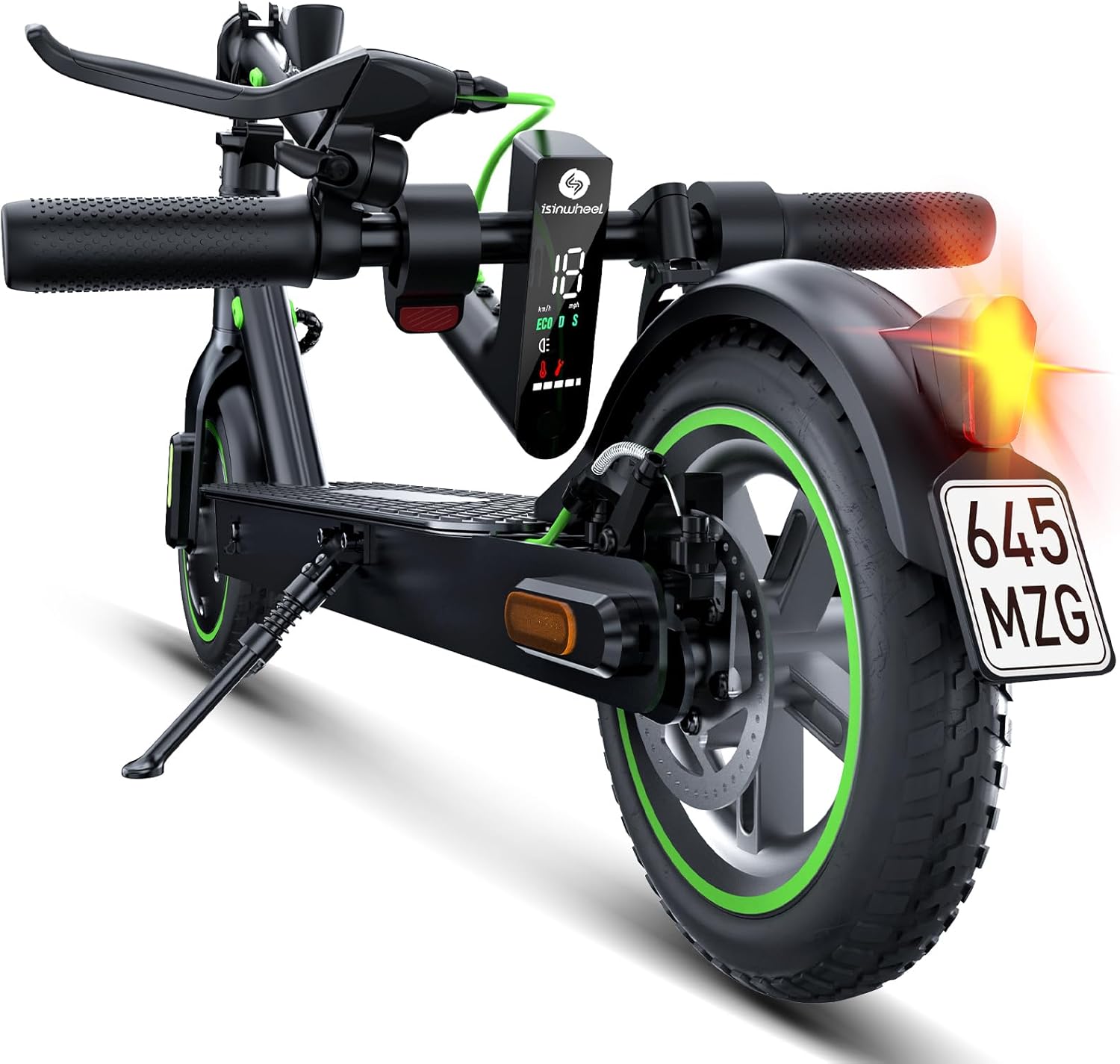 E-Scooter mit Straßenzulassung, 8,5 Zoll Elektroroller Max 30KM Reichweite, App, LED-Anzeige, E Roller bis 120kg Tragkraft, Faltbarer Elektroscooter Erwachsene für Pendlerverkehr