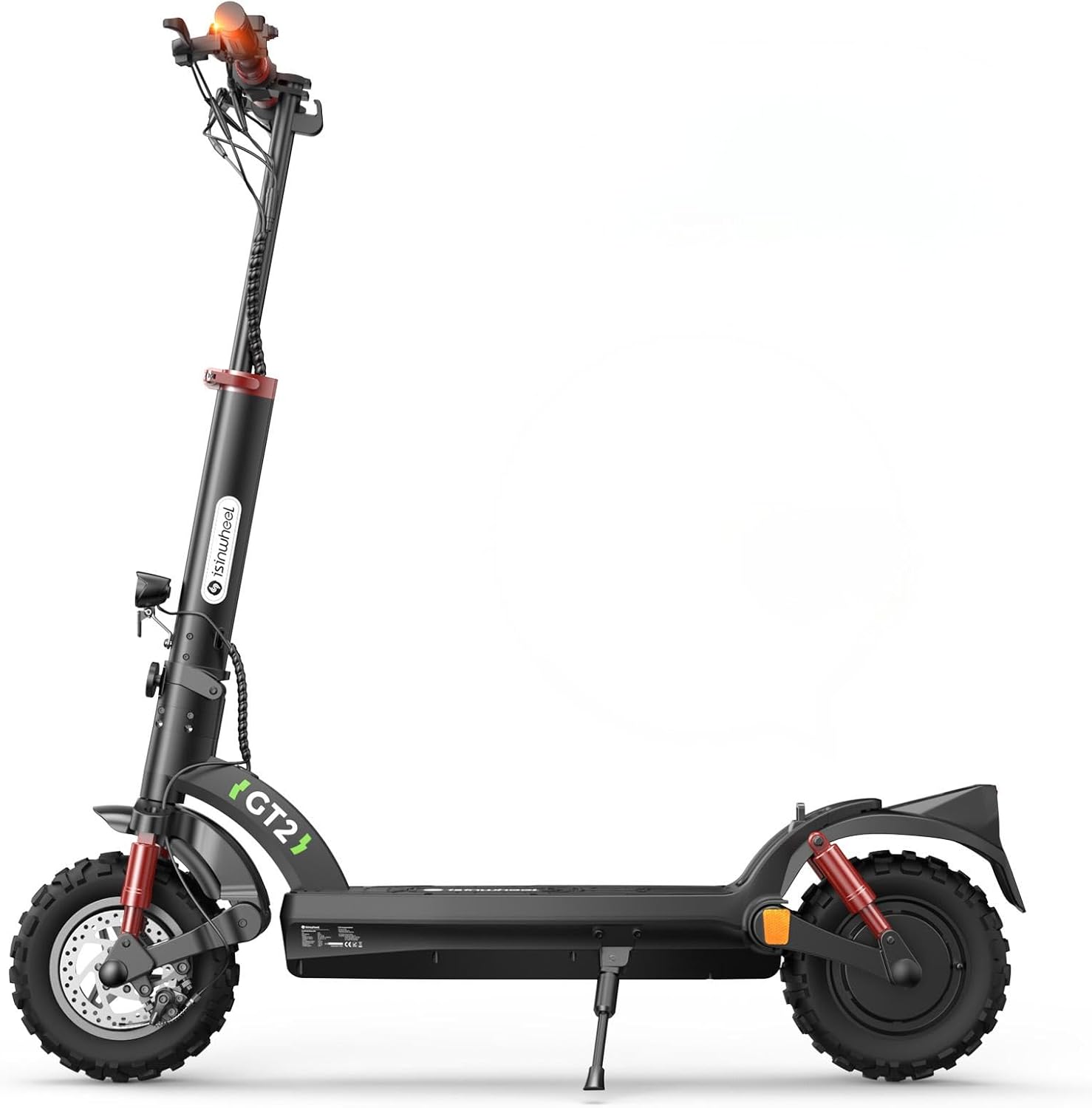 E Scooter mit Straßenzulassung, 11 Zoll MAX 80KM Reichweite Offroad Elektroroller, Faltbarer E-Roller mit Duale Aufhängung, Blinker und APP,Elektroscooter Erwachsene für Stadt und Land Pendeln