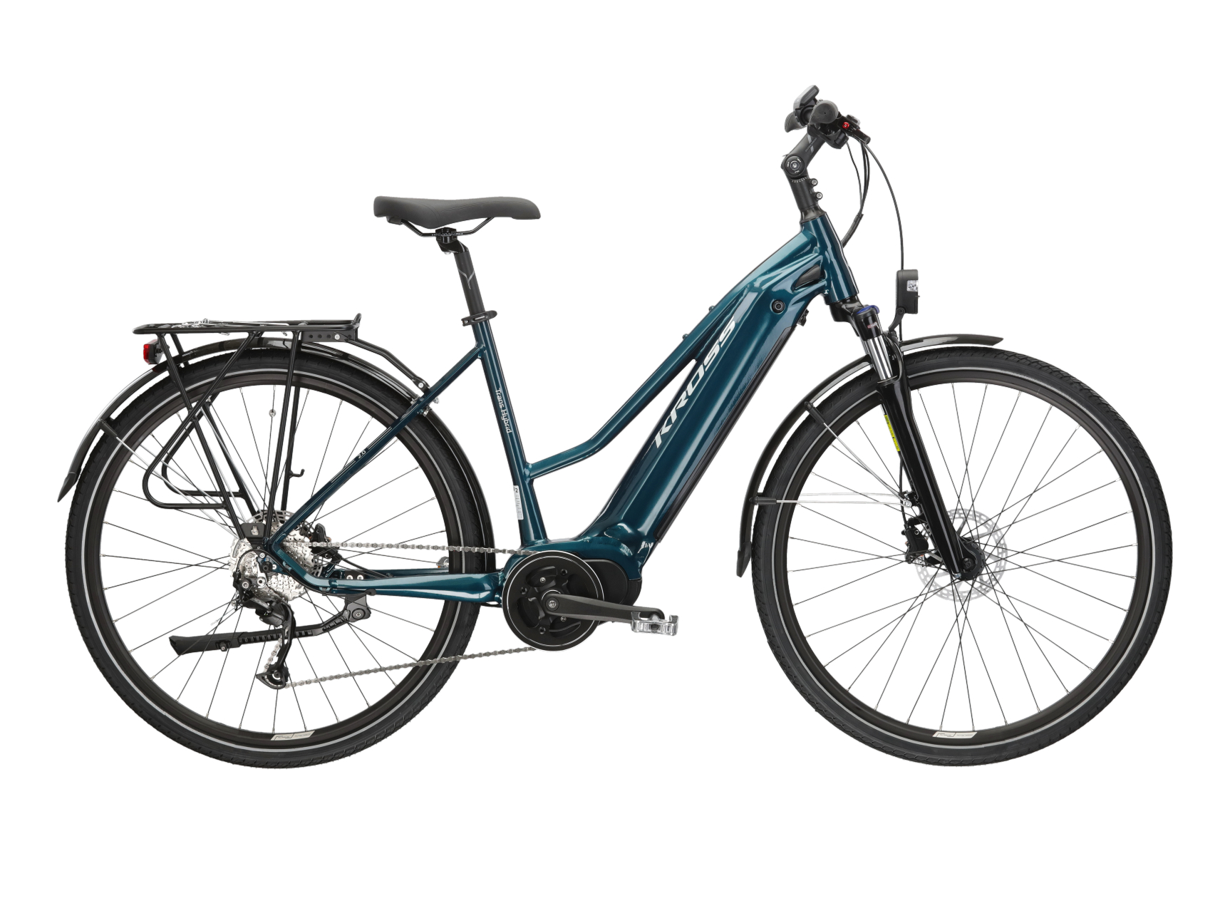 KROSS E-Trekkingrad Trans 2.0 28" türkis