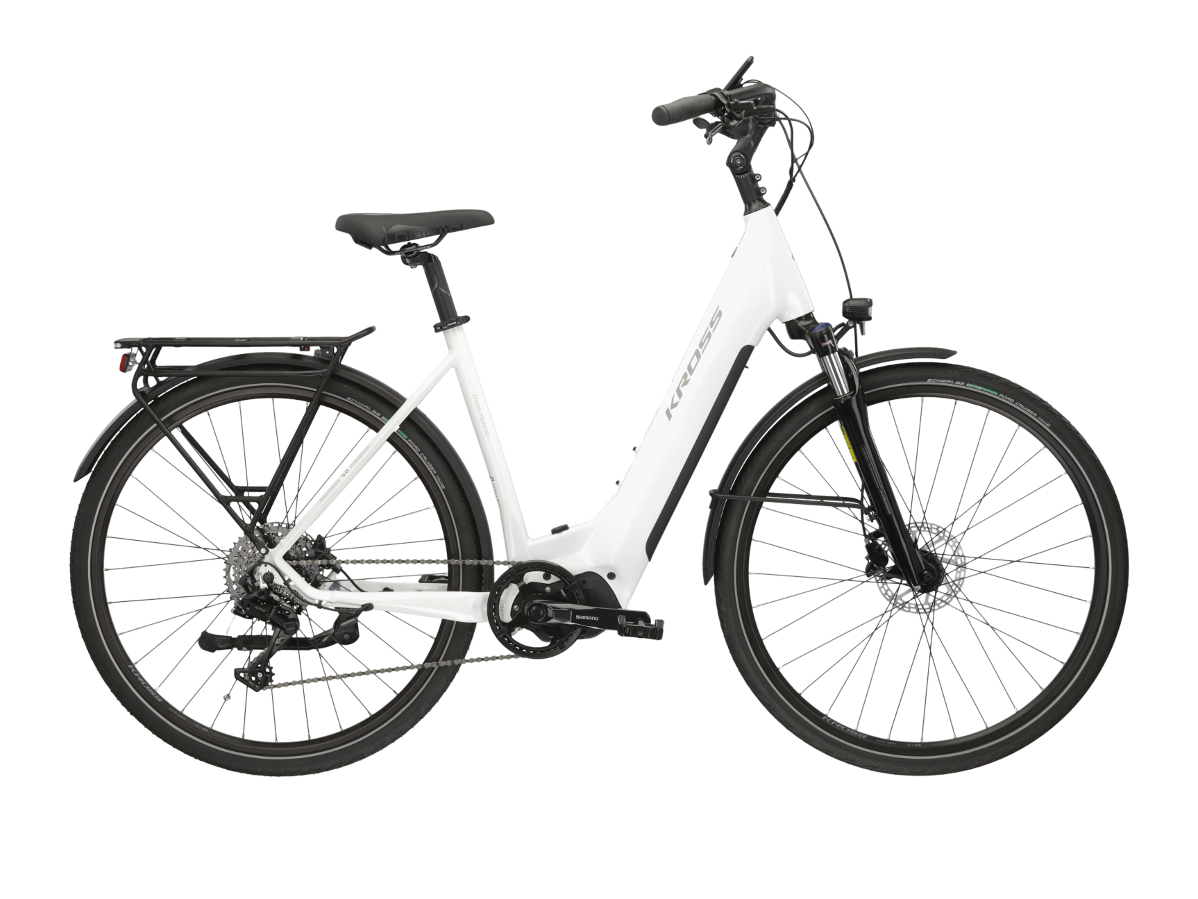 KROSS E-Trekkingrad Trans 5.0 28" weiß