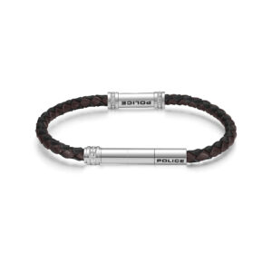 Police Herren Armband Leder Braun/Schwarz Herrenarmband Lederarmband Herren Schmuck Lederarmband Herren Lederband