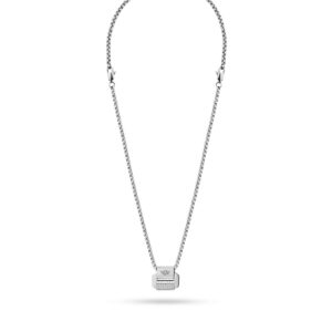 Police Herren Kette Silber 50 cm Edelstahl Halskette Herrenkette Silberkette